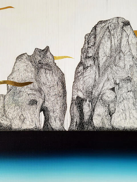 Faraglioni di Capri zoom sur les roches