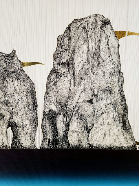 Faraglioni di Capri zoom sur les roches