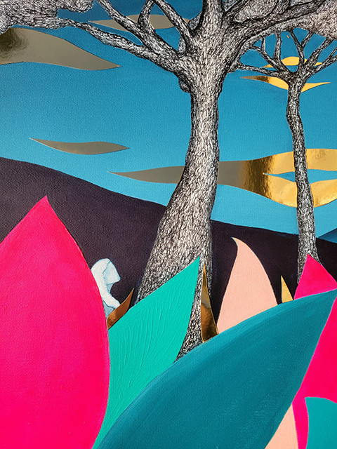 Zoom sur la femme, "Eve"...