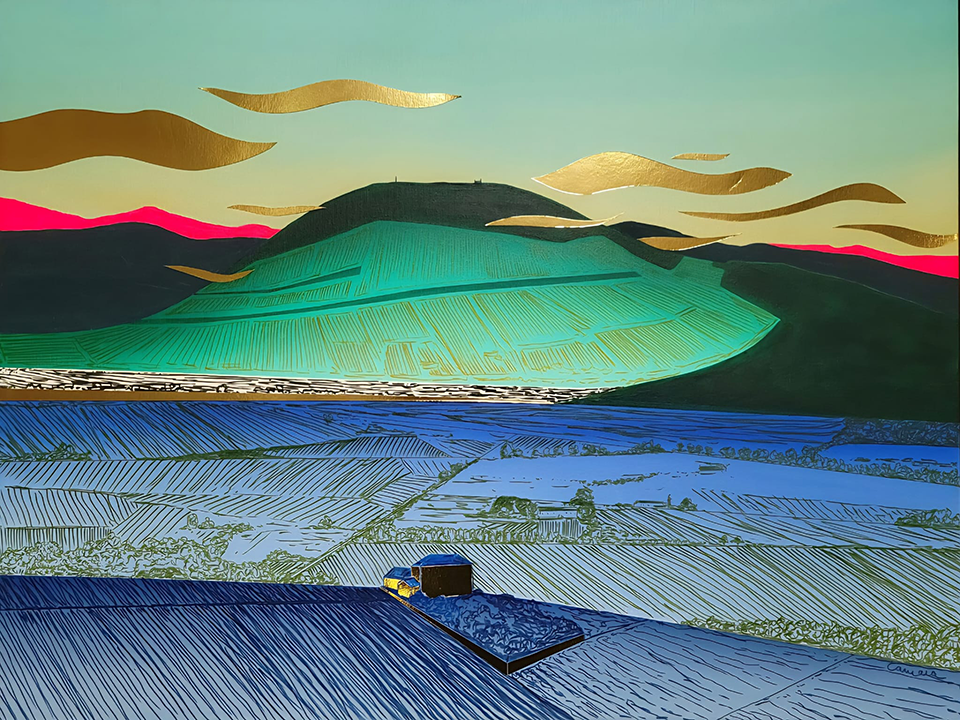 Vue en or sur le Mont Brouilly- 2025_2 Vue en or sur le Mont Brouilly- 2025_2